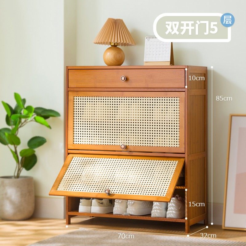 鞋架子家用透气型室内门口长60/70/80cm大容量多层防尘鞋柜收纳柜