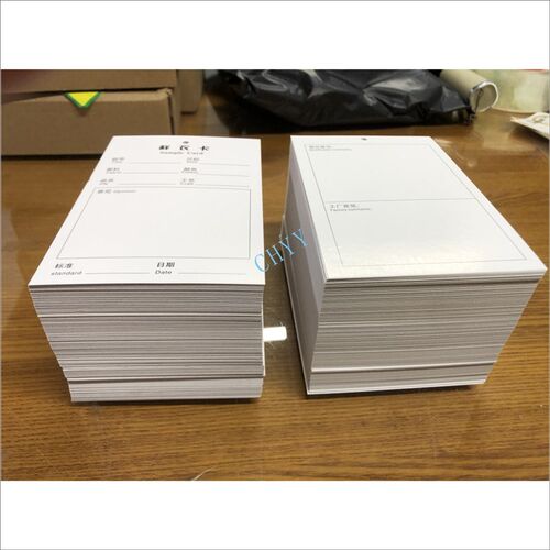F 样衣复版卡工艺卡生产制衣流程卡服装吊牌定制样品审版卡批版卡