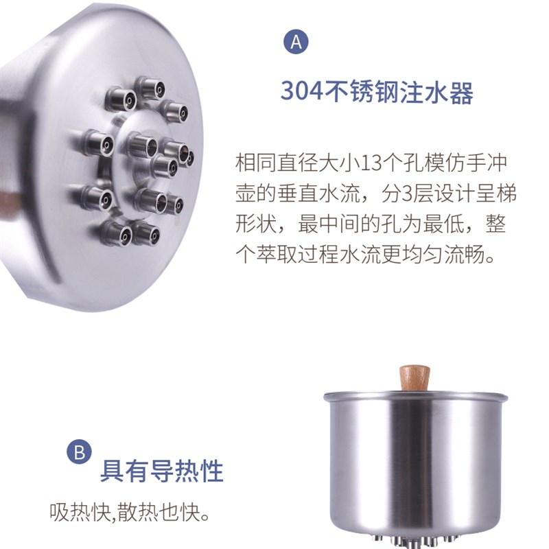 单品手冲咖啡器具套装简约滴滤便携式滴漏架金属过滤杯架组合套装