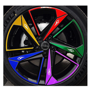 荣威RX5 MAX装饰改装专用轮毂贴RX5轮胎钢圈条车贴纸遮盖划痕贴纸