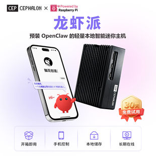脑花龙虾派 AI 迷你主机本地部署开箱即用 OpenClaw 智能体龙虾