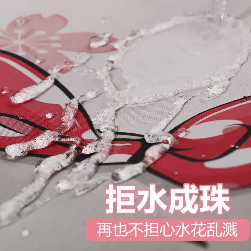 卫生间防霉浴帘套装免打孔浴室洗澡沐浴帘隔断帘窗帘防水挂帘子
