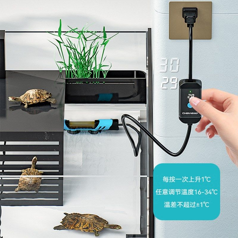 创宁鱼缸加热棒超短CN-603海水龟缸小型加热自动恒温防爆石英加温图片
