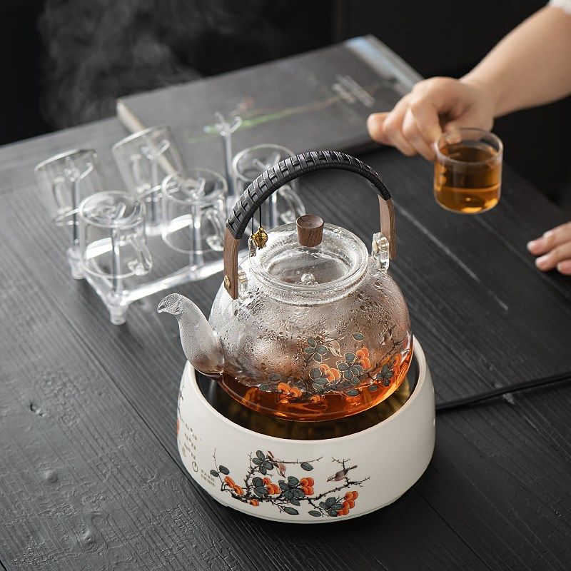 电热炉围炉煮茶泡茶壶厨房加热茶炉煮茶器新款触摸咖啡家用小电炉