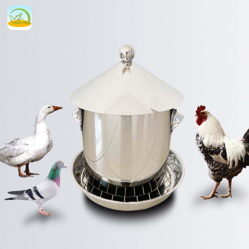 自动喂食器养鸽喂鸡鸭鹅器投料机食槽漏食器养殖户外鸡舍喂养饲料