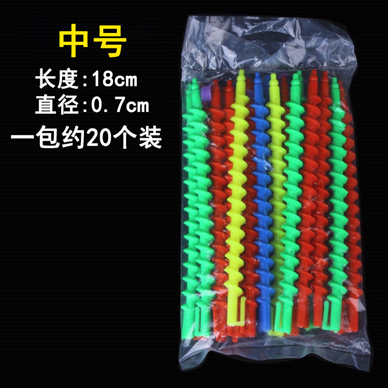 美发螺丝杠烫发空心实心卷发芯螺旋杠理发店美发用品冷烫杠子工具