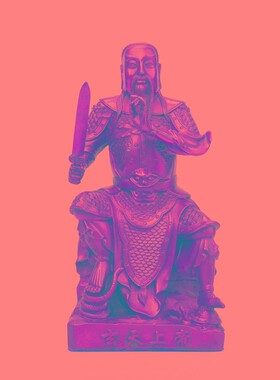 纯黄铜玄天上帝摆件玄武大帝真武大帝祖师爷铜像玄武祖师爷神像