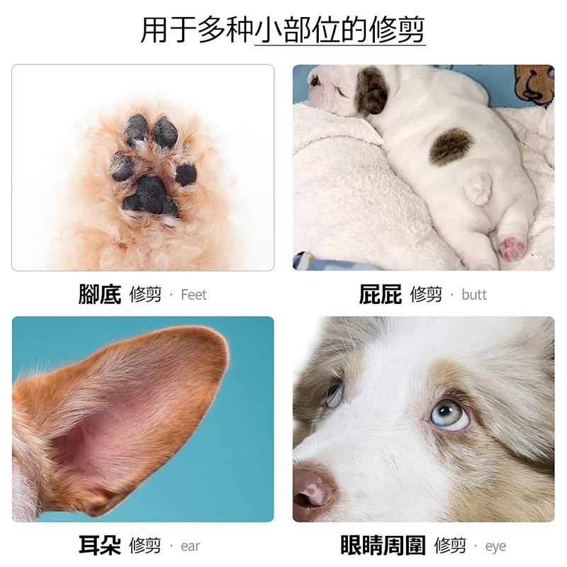 宠物剃脚毛器狗狗电推剪猫咪修剪器泰迪狗毛推毛器神器脚掌电推子