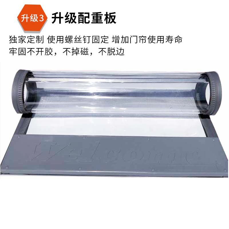 空调软门帘磁力自吸磁性磁铁保暖冬季透明pvc塑料超市店铺隔断帘