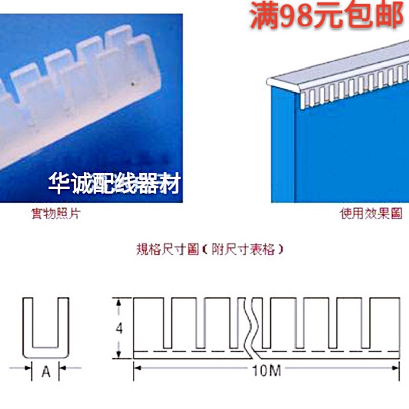 KG-032活用护线套护齿套护线齿自由绝缘保护套机箱保护套 AMB-3.2