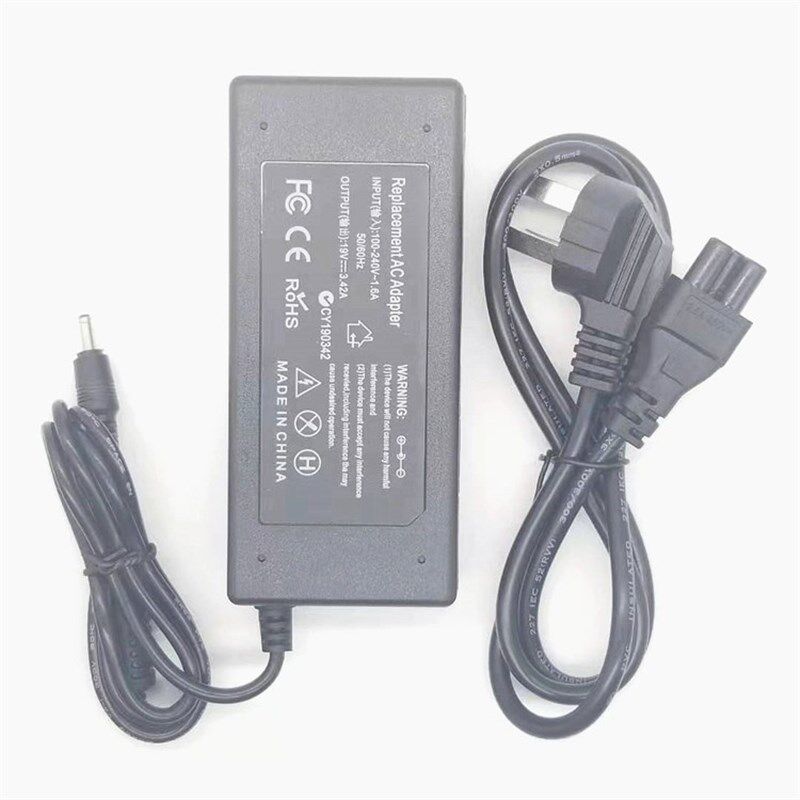 适用ASUS华硕19V3.42A笔记本电脑开关电源适配器65W充电器3.5插头