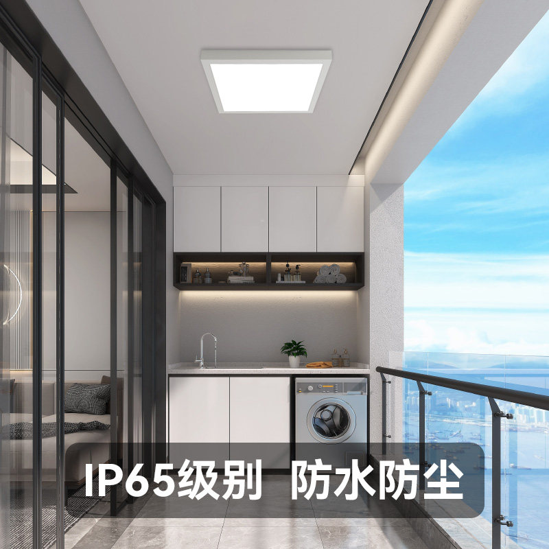 阳台吸顶灯防虫防水室外吸顶灯桑拿浴室阳光房专用户外明装长条灯