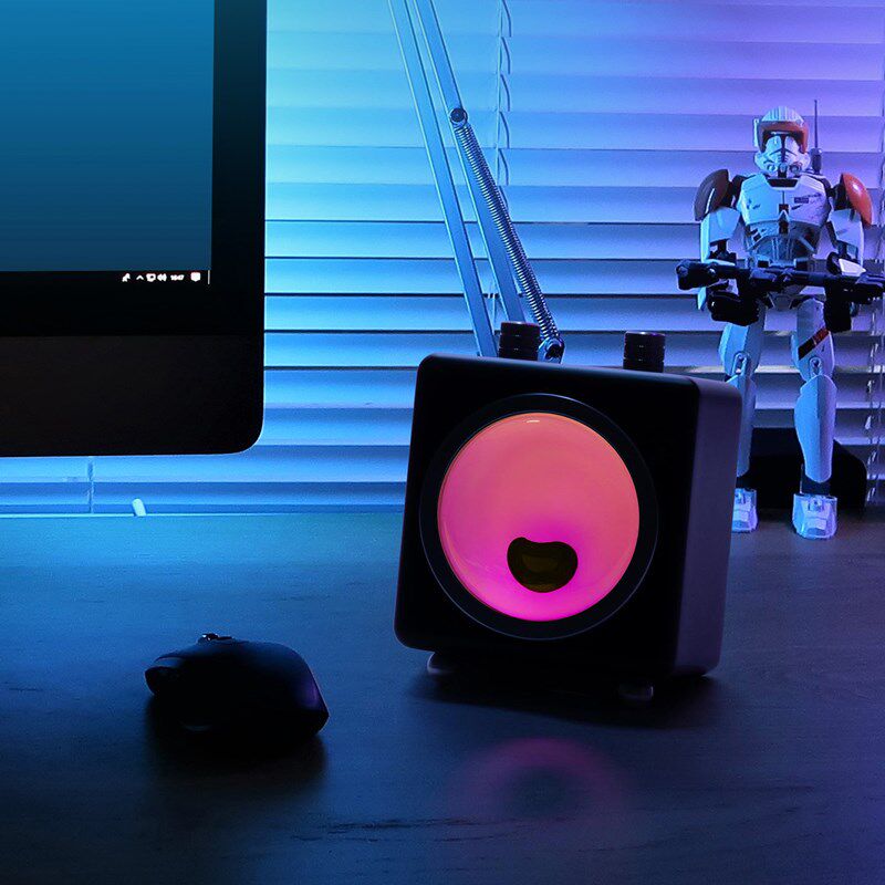 VM1磁流体音乐伴侣 可视化节奏灯LED毒液液体拾音器 生日礼物摆件