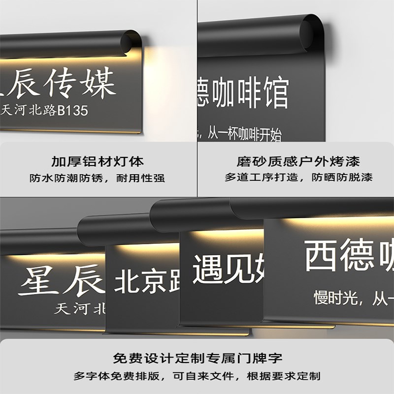 户外防水壁灯别墅入户大门墙壁灯庭院过道灯酒店民宿定制招牌灯