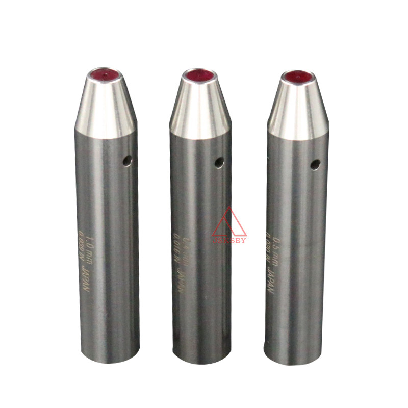 穿孔机导向器加长0.3~3.0导丝嘴打孔机红宝石导向器眼模膜12*60mm