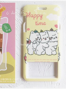 可爱卡通公交卡保护套少女小猫咪学生饭卡校园门卡套电话圈钥匙扣