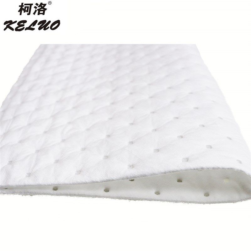柯洛KL-109复合压点海事吸油毡工业吸油棉片窝点吸附棉毡加厚4MM