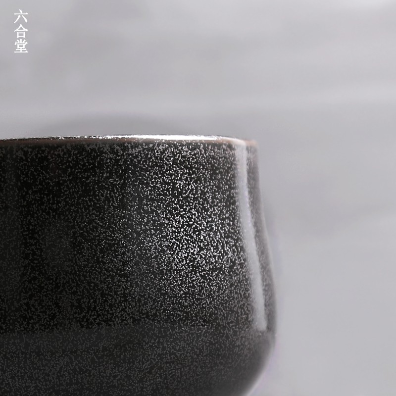六合堂景德镇中式手工粗陶茶洗家用笔洗陶瓷茶具建水渣斗水洗小号