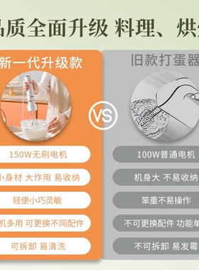 凯云手持电动打蛋器家用小型打蛋机奶油蛋清打发器烘培蛋糕搅拌机