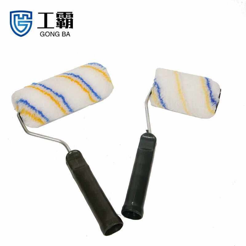 4寸滚刷涂料乳胶漆滚筒刷油漆刷各种条纹(10个)