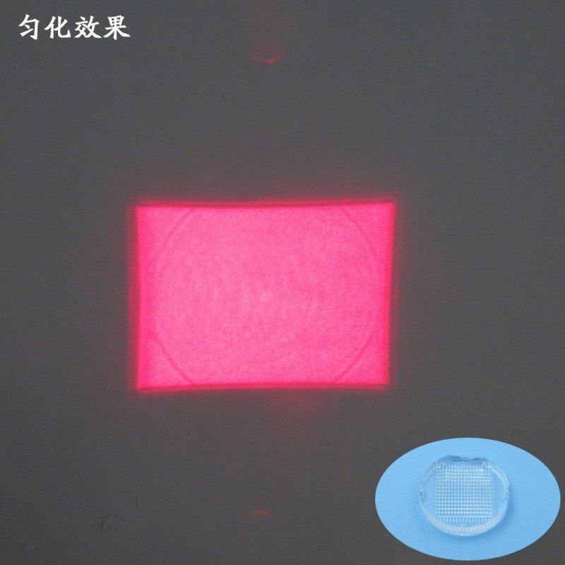 激光器专用长方形平面匀化片使激光均匀化无条纹匀镜片400-1100nm