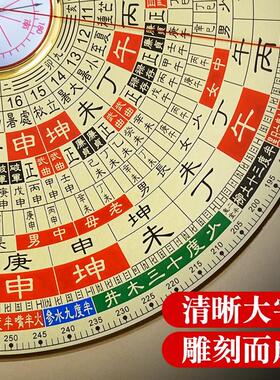 三合激光罗盘高精度专业八寸大字电子红外线八卦罗经随身定位仪