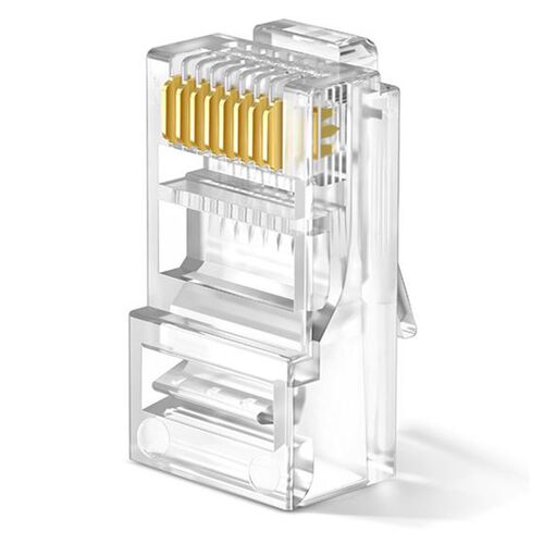 信霆 XTCR010 RJ45-8P8C50U非屏蔽100个超五类非屏蔽水晶头1包