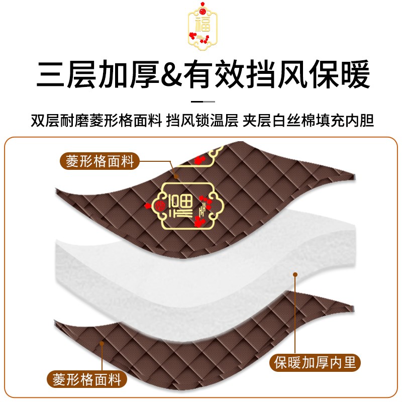 家用挡风冬季加厚棉门帘防寒保暖磁吸自粘家用农村大门隔音隔断帘