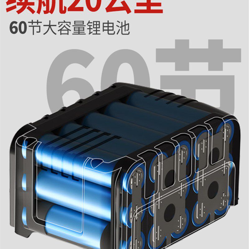 可折叠电动推车载重 双电机加强锂电池推车 家用可携式搬运车