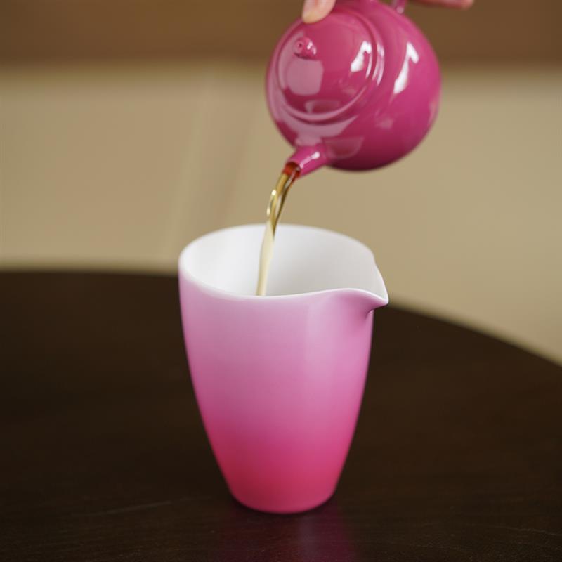 九九瓷坊 胭脂水 景德镇公道杯 陶瓷茶道配件匀杯公杯分茶器茶具