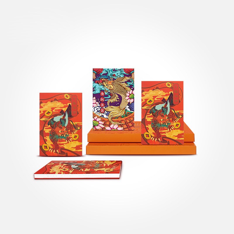 灵机麦玲玲国潮中国风时间轴手账本方格少女心记事本商务文创礼品
