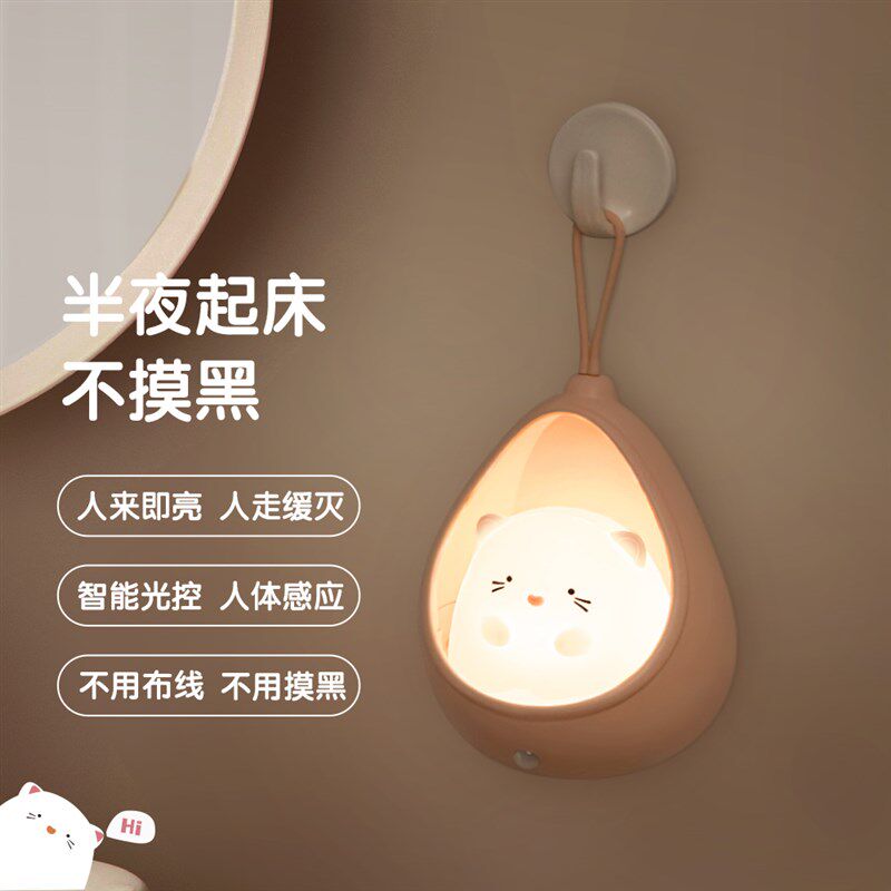学生住宿小吊灯宿舍上铺挂灯床上看手机用床帘内床头墙壁小夜灯