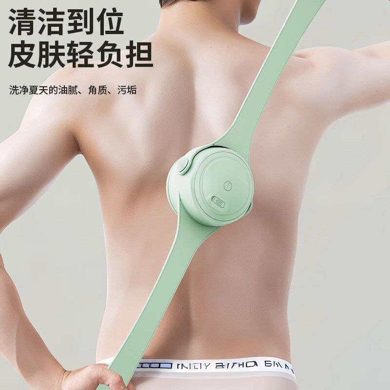 双柄电动洗澡刷多功能全自动沐浴刷洗脸去角质按摩搓背神器防水2
