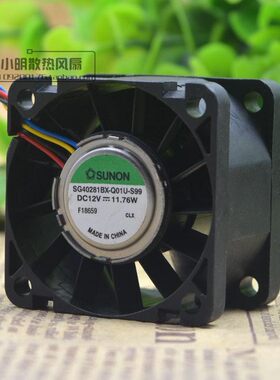 SUNON SG40281BX-Q01U-S99 4028 4CM 12V 11.76W 服务器 散热风扇