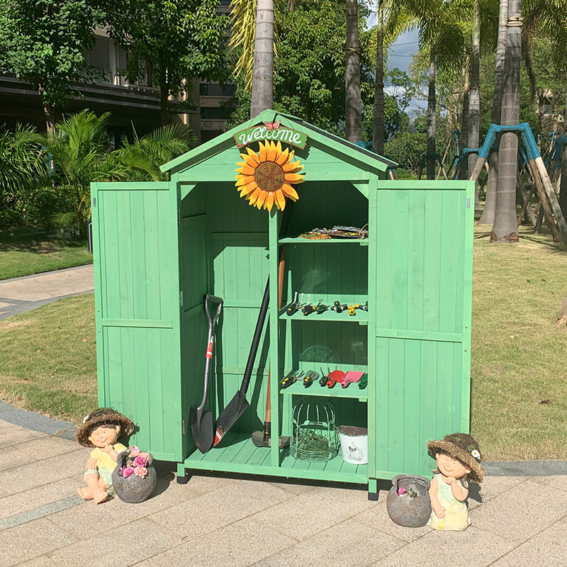 户外工具房庭h院储物箱防水防晒花园阳台置物柜欧式别墅杂物收纳