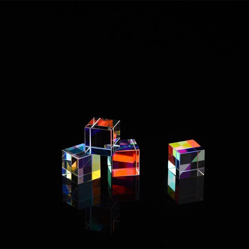 CUBE光之立方水晶镇纸摆件宇宙魔方大号组合光的礼物创意合色棱镜
