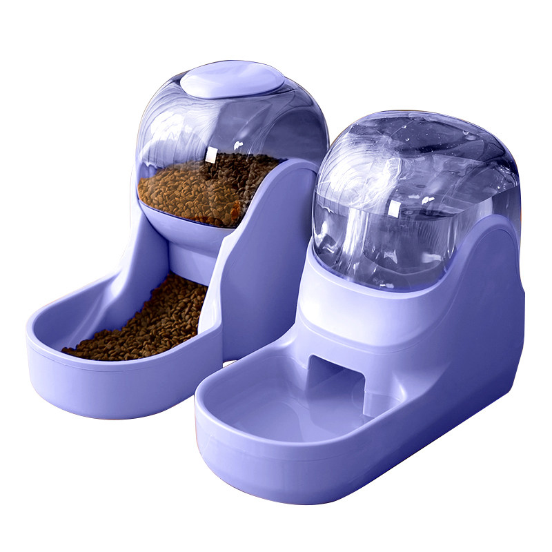 狗狗喂食器宠物投食器饮水器猫盆自助喂食喂水二合一神器泰迪用品