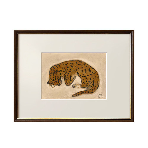 法式小众艺术客厅背景墙装饰画复古轻奢餐厅卧室挂画常玉动物挂画