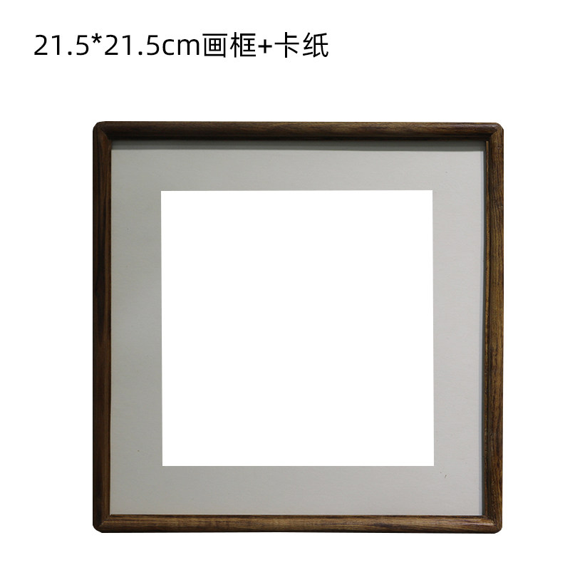 同和纸庄 原木成品画框礼品小楷书法定制 创意装饰画桌面摆件摆台