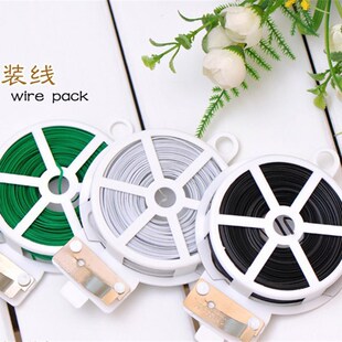 花卉植物月季铁线莲爬藤固定捆扎线蔬菜黄瓜西红柿包扎带捆绑铁丝