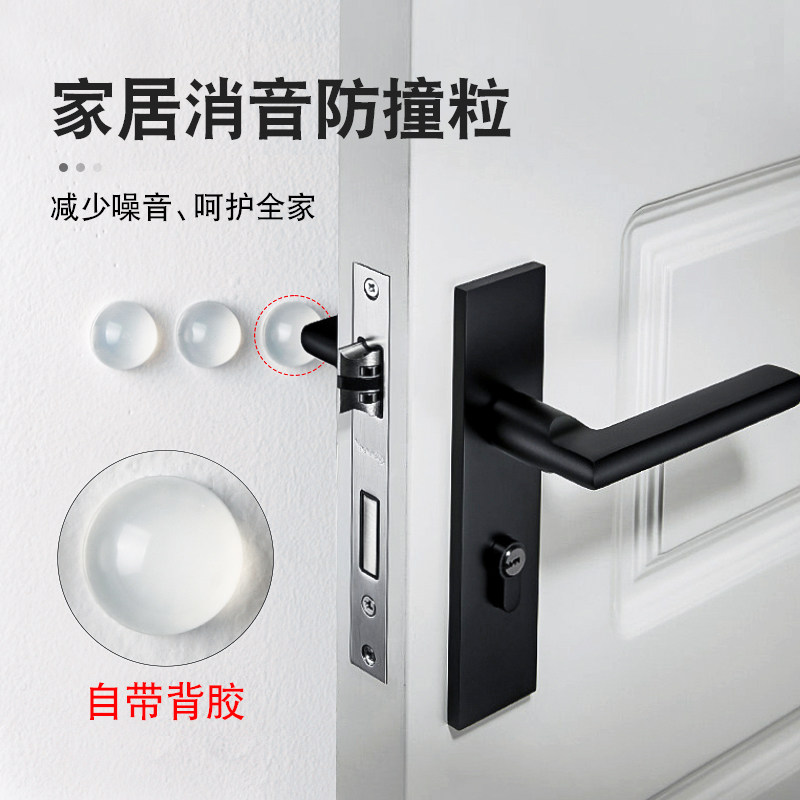 3M整体橱柜门消音塑胶垫防撞贴透明防撞粒防滑防碰胶粒矽胶防撞垫图片