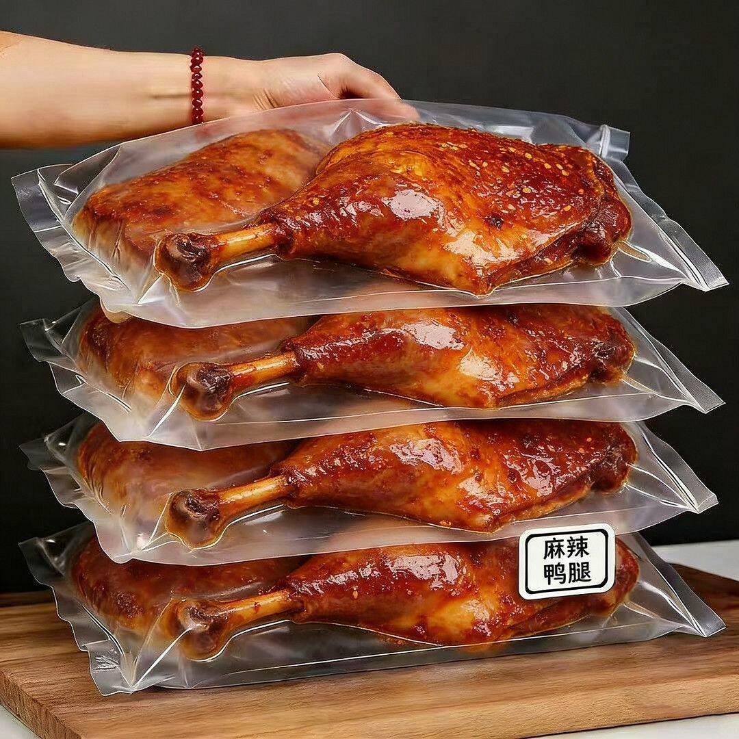 【两个麻辣鸭腿】正棕麻辣大鸭川味鸭腿即食解馋新鲜夜宵真空零食