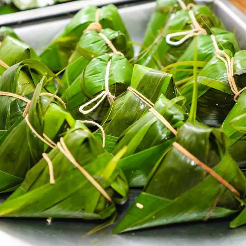 碱水粽端午特产碱水粽灰水粽枧水粽泉州小吃美食素粽子客家灰水粽