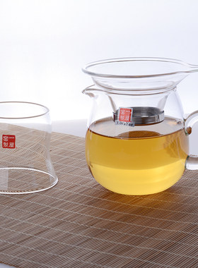 一屋窑耐热玻璃无胶茶漏透明茶滤茶道功夫茶具配茶隔滤茶器过滤网
