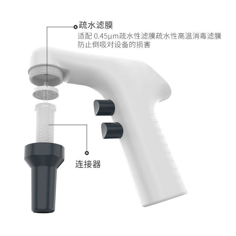 电动移液枪实验室 自动助吸器移液泵 大容量电子移液器数显可调速