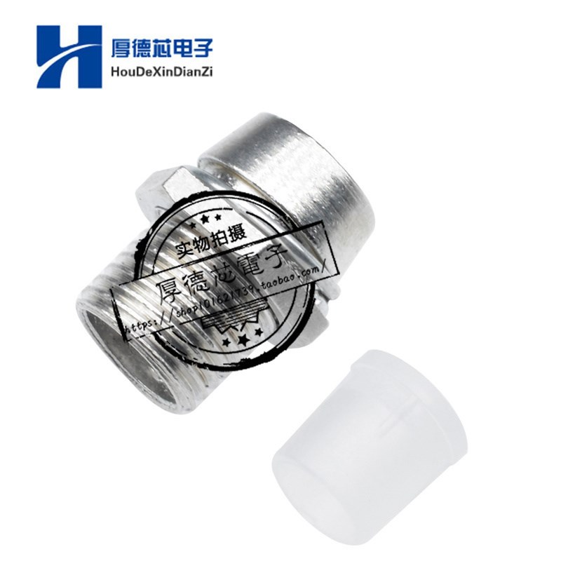 金属螺纹固定LED灯座发光管灯座发光2二极管灯座直径5MM铜罩外壳