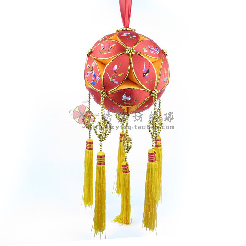 包邮精品广西靖西壮族纯手工绣球工艺品20cm30片婚庆开业装饰礼品