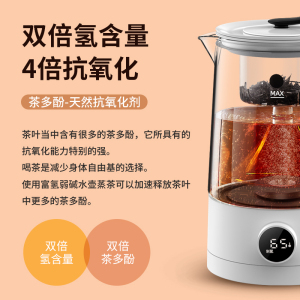 帕米富氢养生壶蒸汽煮茶器烧水壶蒸茶家用制氢水壶炖煮小分子蒸茶