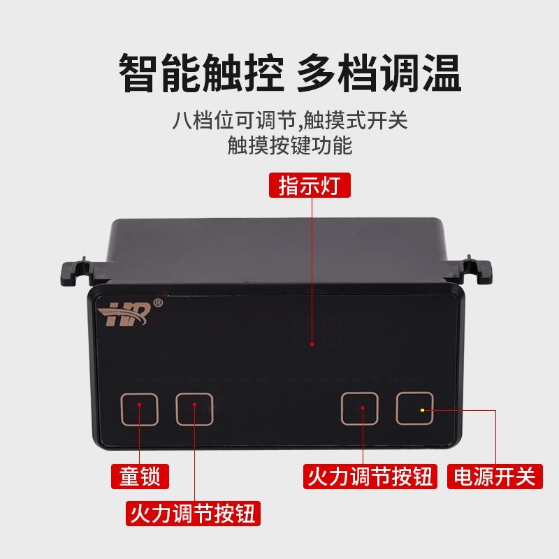 不锈钢韩式电烤炉台上炉网红橘色电陶炉烤肉店自助烤肉炉商用