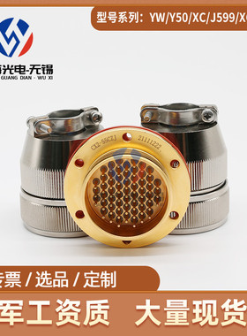 CX2系列CX2-55CZJ CX2-55CTK气密封耐辐照圆形电连接器55芯接插件